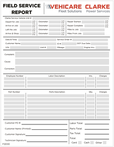 CVC317 | *NEW*Field Service Report