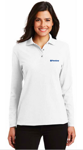 Port Authority Ladies Silk Touch Long Sleeve Polo